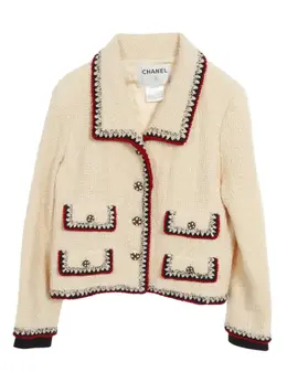 CHANEL Pre-Owned: Твидовая куртка 