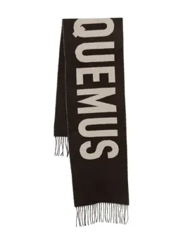 Jacquemus: Тёмный шарф 