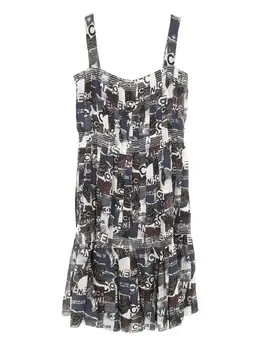 CHANEL Pre-Owned: Плиссированное платье 