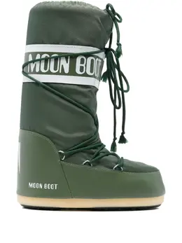 Moon Boot: Зелёные ботинки 