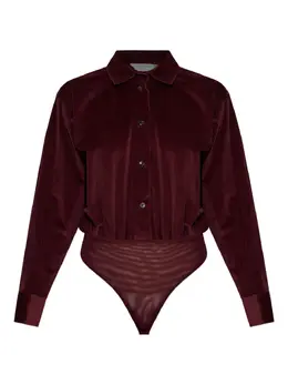 Max Mara: Бордовый боди 