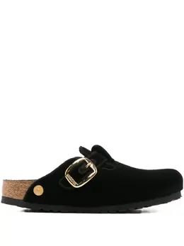 Birkenstock: Чёрные сабо  Boston