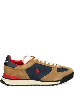 Polo Ralph Lauren: Коричневые кроссовки 