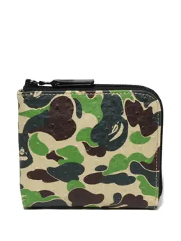 A BATHING APE®: Зелёный кошелёк 