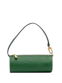 Louis Vuitton Pre-Owned: Зелёная сумка 