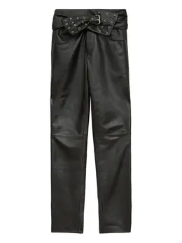 ISABEL MARANT: Кожаные брюки 