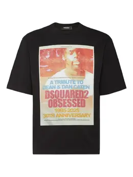 DSQUARED2: Футболка с принтом 