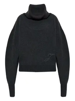 Jacquemus: Тёмный свитер 