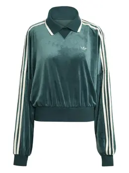 adidas: Бархатное поло  X