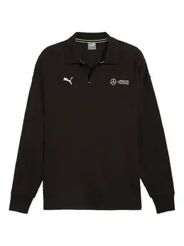 PUMA: Чёрное поло 