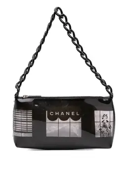 CHANEL Pre-Owned: Чёрная сумка 