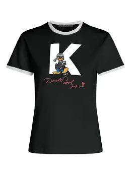 Karl Lagerfeld: Чёрная футболка 
