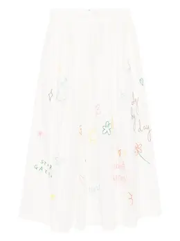 Mira Mikati: Белая юбка 