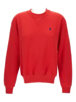 Polo Ralph Lauren: Красный свитшот 