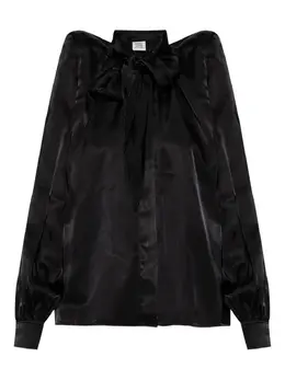 VETEMENTS: Рубашка с бантом 