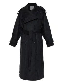 Sportmax: Чёрное пальто 