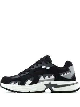 A BATHING APE®: Чёрные кроссовки 
