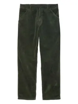 Carhartt WIP: Зелёные брюки 