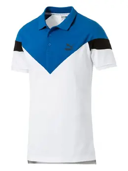 PUMA: Белое поло  MCS