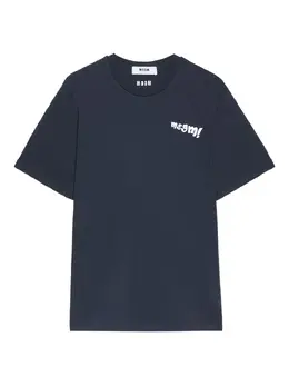 MSGM: Синяя футболка 