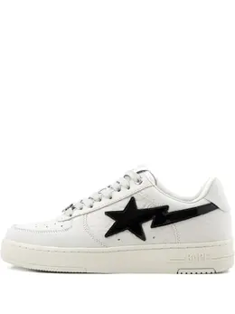A BATHING APE®: Белые кроссовки 