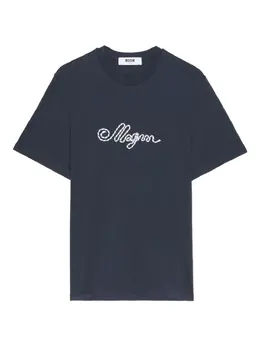 MSGM: Синяя футболка 