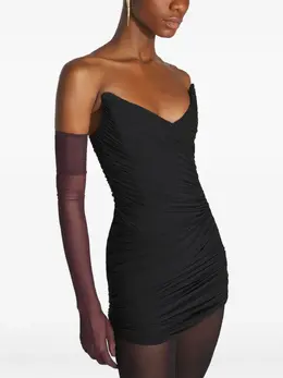 Mugler: Драпированное платье 