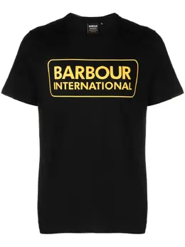 Barbour: Футболка с принтом 