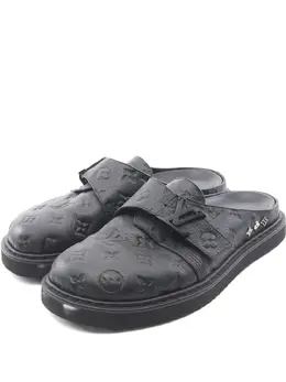 Louis Vuitton Pre-Owned: Чёрные сандалии 