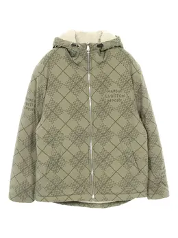 Louis Vuitton Pre-Owned: Куртка цвета хаки 