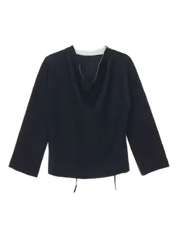 Carven: Топ с длинным рукавом 