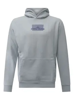 Stone Island: Толстовка с принтом 