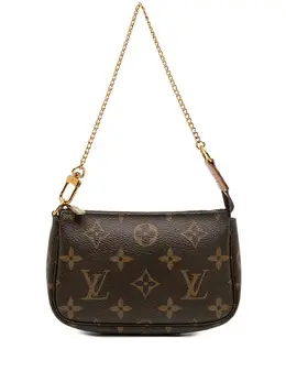 Louis Vuitton Pre-Owned: Коричневая сумка 