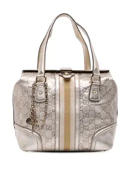 Gucci Pre-Owned: Серебристая сумка 