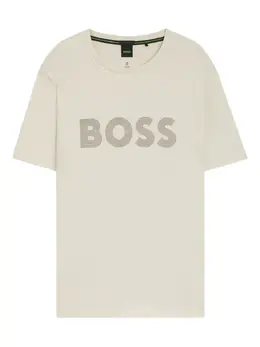 BOSS: Футболка с принтом 