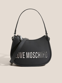 Love Moschino: Чёрная спортивная сумка 