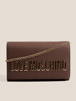 Love Moschino: Тёмный клатч 
