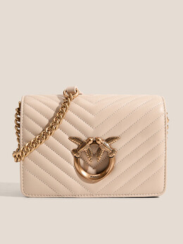 Pinko: Бежевая сумка 