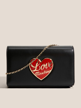 Love Moschino: Чёрный клатч 
