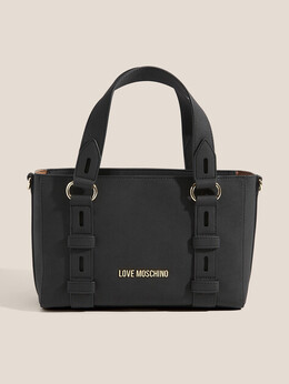 Love Moschino: Чёрная спортивная сумка 