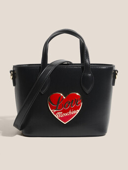 Love Moschino: Чёрная спортивная сумка 