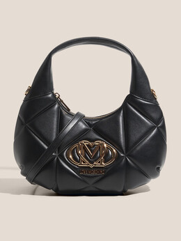 Love Moschino: Чёрная спортивная сумка 