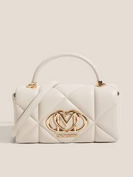 Love Moschino: Белая спортивная сумка 