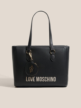 Love Moschino: Чёрная спортивная сумка 