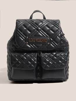 Love Moschino: Чёрная спортивная сумка 