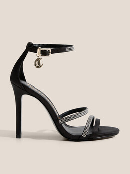 Just Cavalli: Чёрные босоножки 