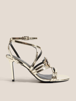 Just Cavalli: Золотые босоножки 