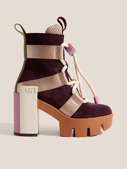 United Nude: Бордовые ботинки 