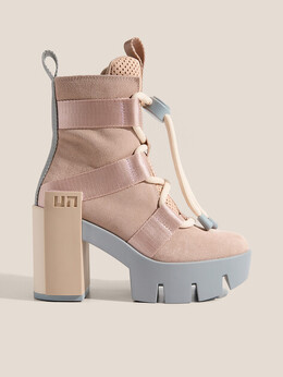 United Nude: Бежевые ботинки 