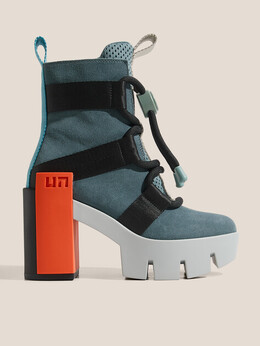 United Nude: Серые ботинки 